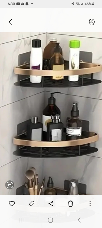 bathroom shelves