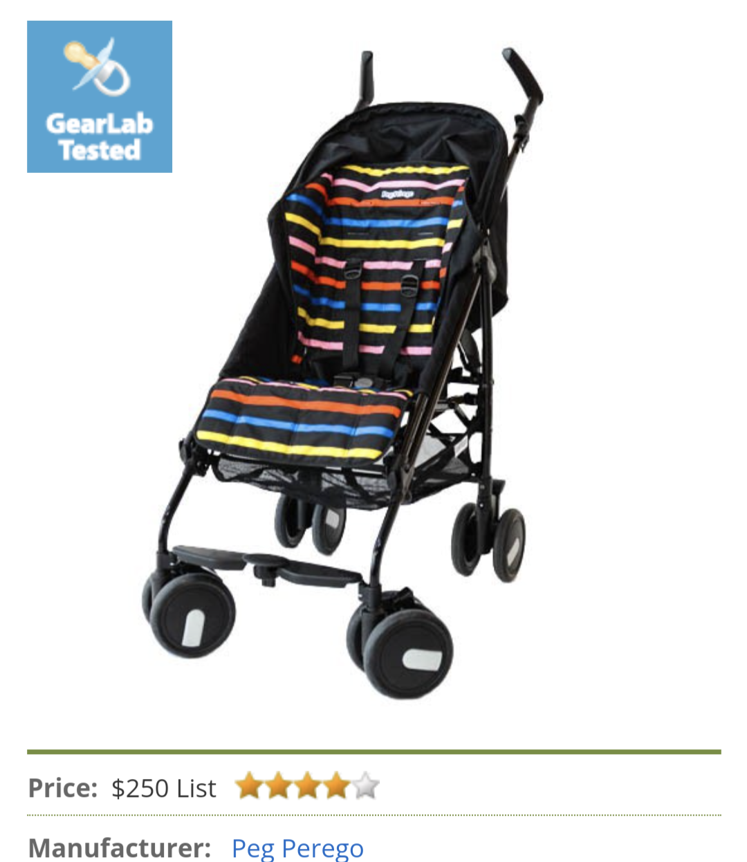 Peg Perego Pliko Mini Umbrella Stroller