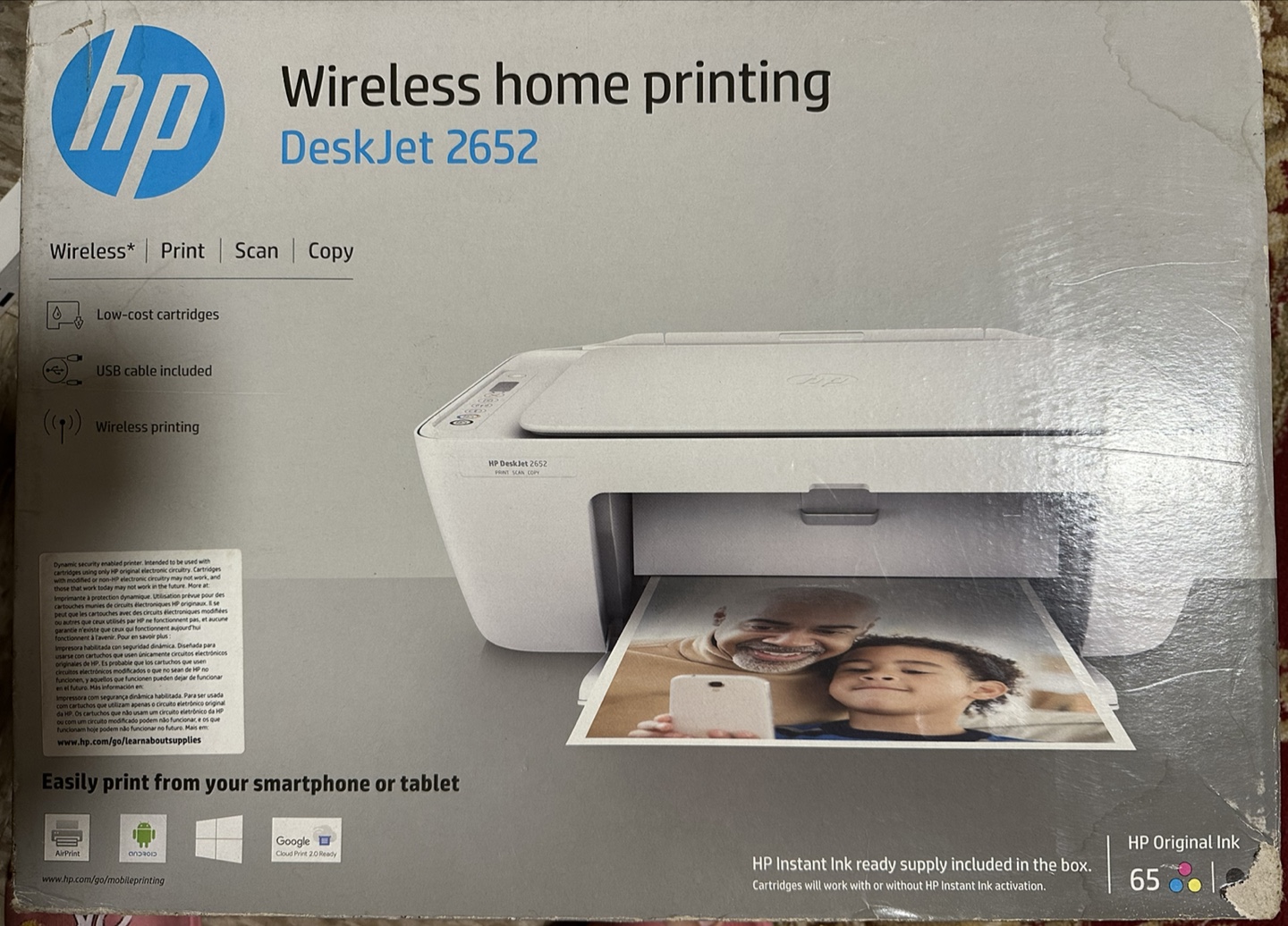 Wireless printer thumbnail