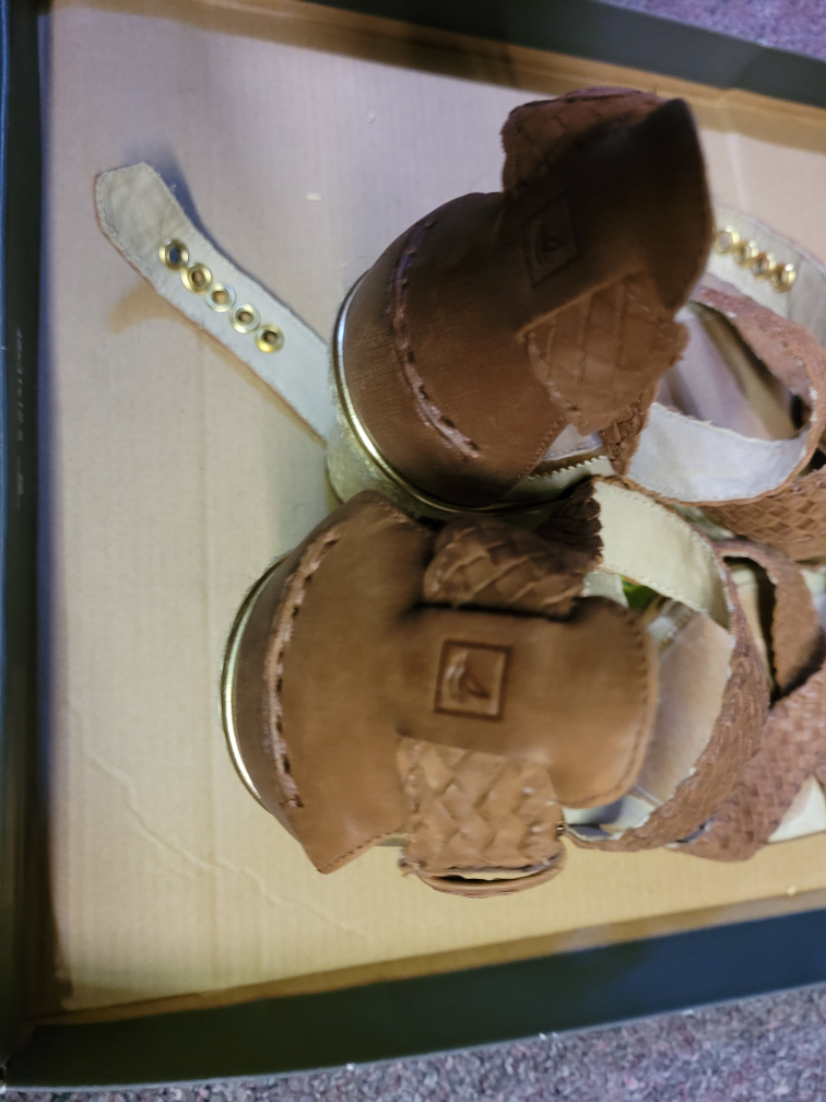 Sandals. Leather upper. image indicator(3)