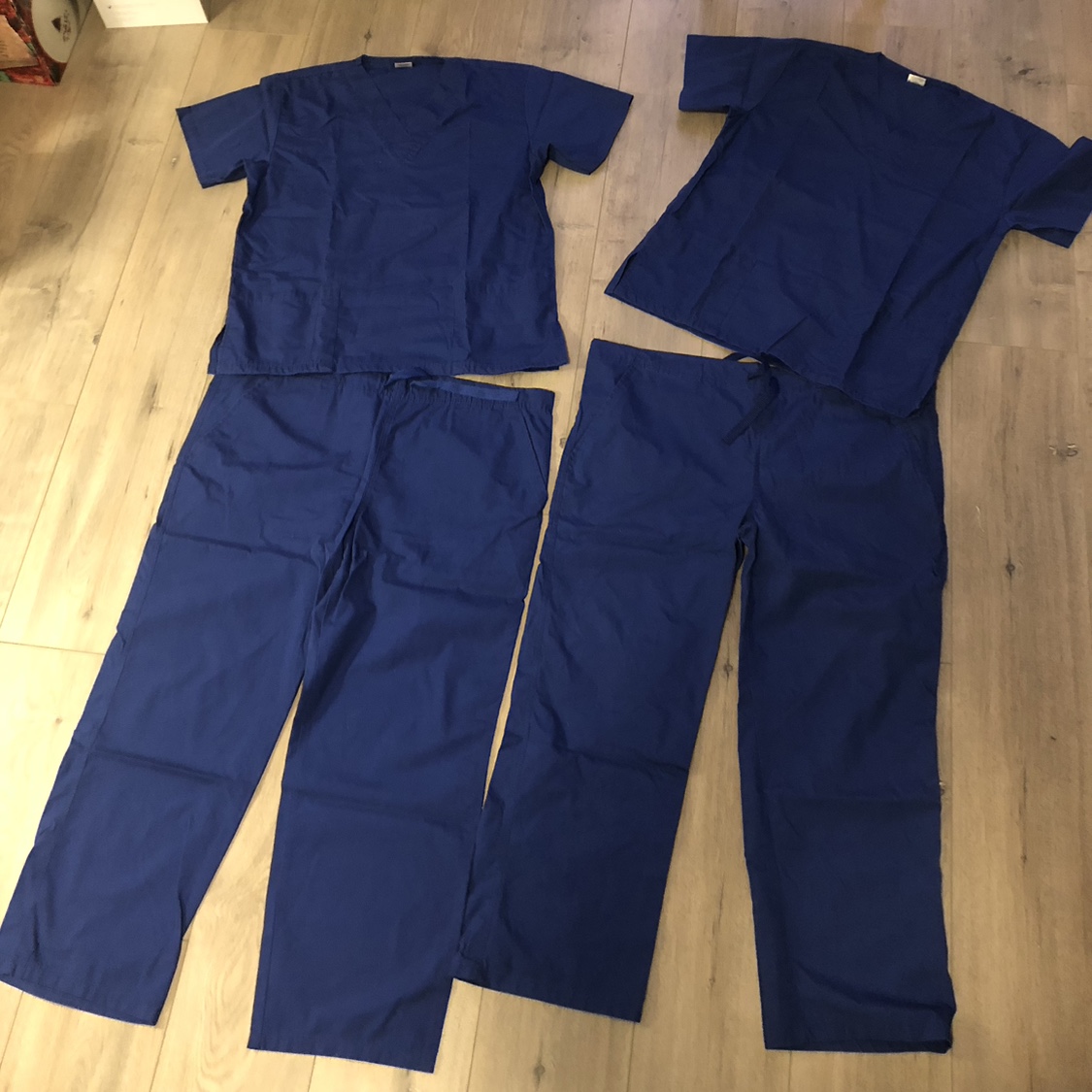 **Royal Blue Unisex Medical Scrubs** - photo 2