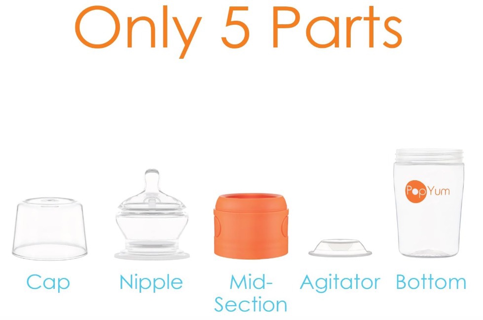 PopYum Anti Colic 9oz Baby Bottle image indicator(5)