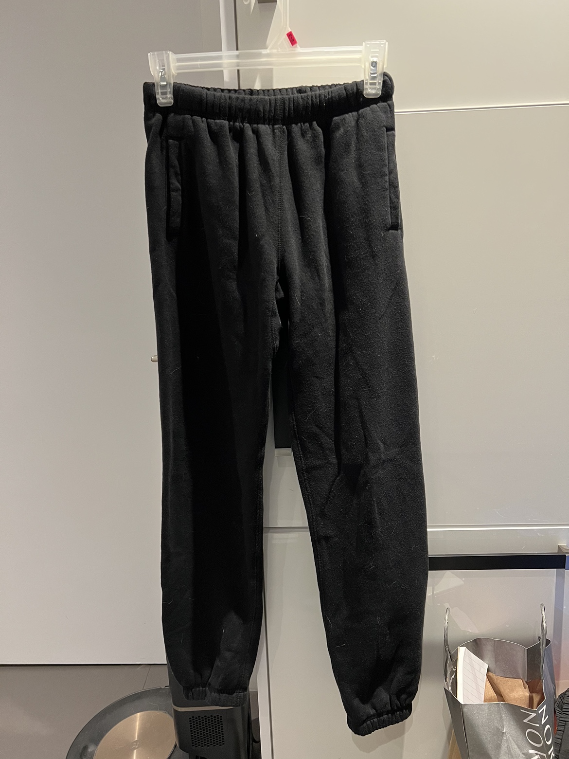 Black sweatpants