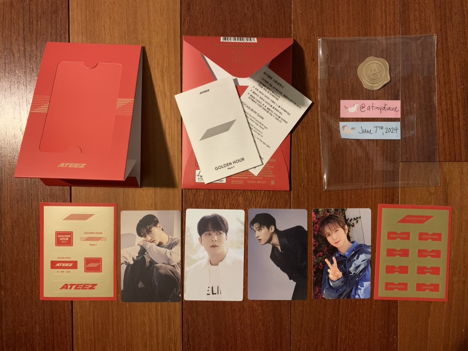ATEEZ “Golden Hour Part.1” POCA album (WY, YS, and JH) thumbnail