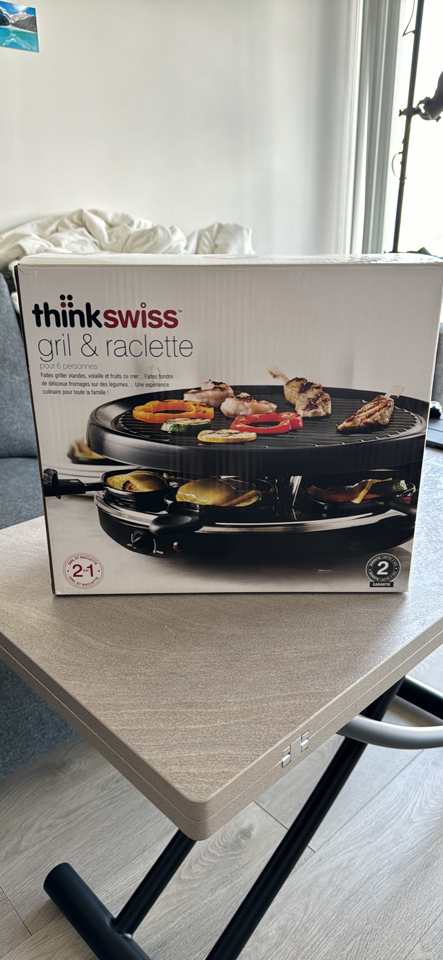 Raclette machine 6 people thumbnail