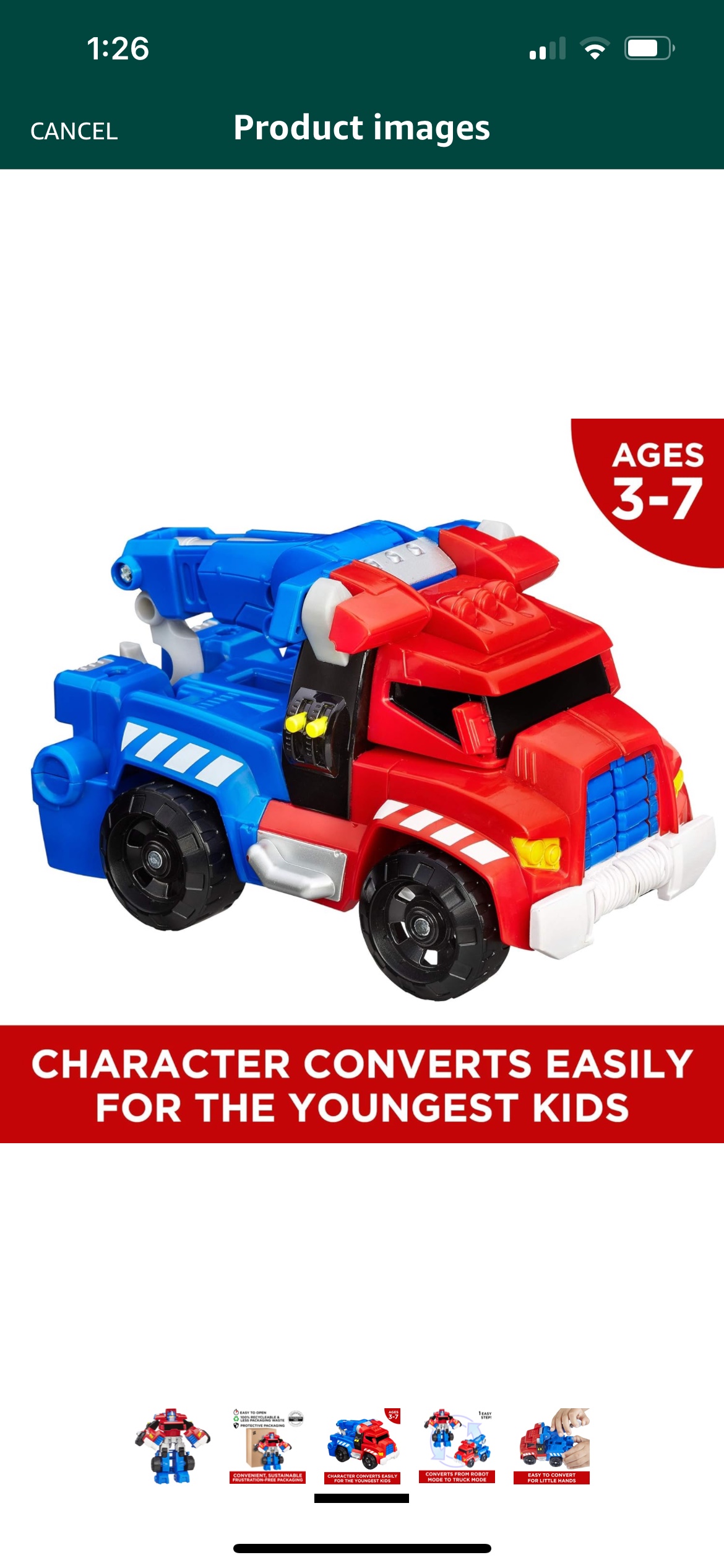 Optimus Prime Toy - photo 2