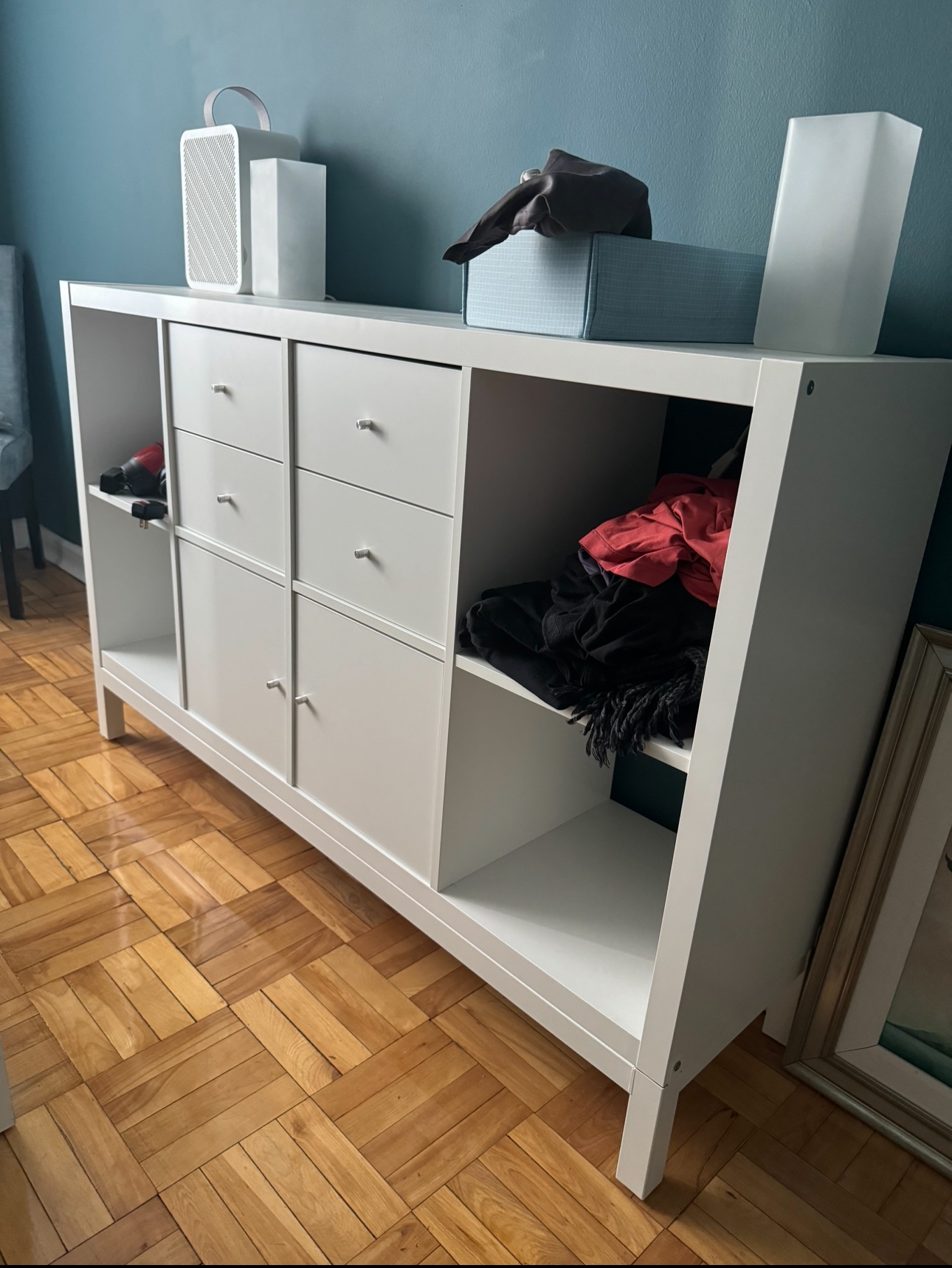🔥Moving Kallax 2x4 white assembled unit