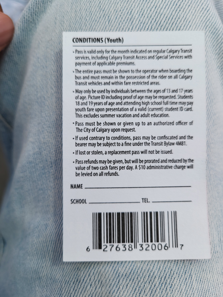 June bus pass - photo 2