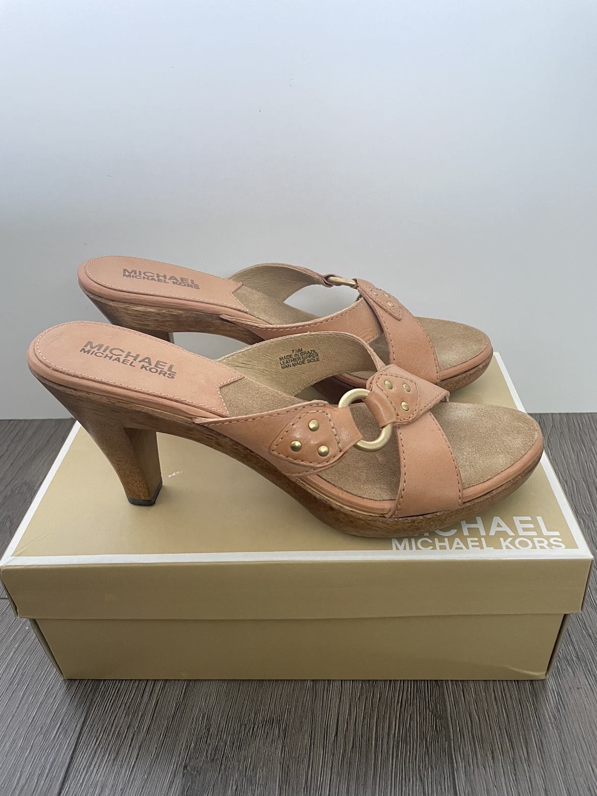 Michael Kors - wooden heels