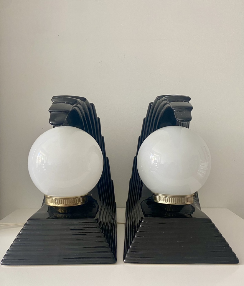 Vintage Art Deco Style Modernist lamps - photo 3