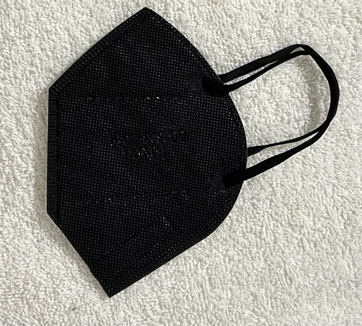 Black KN95 face mask image indicator(3)
