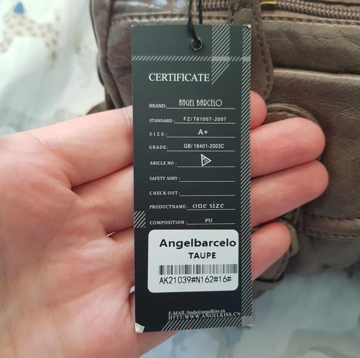 Brand New Angel Barcelo Crossbody Shoulder Bag Purse image indicator(10)