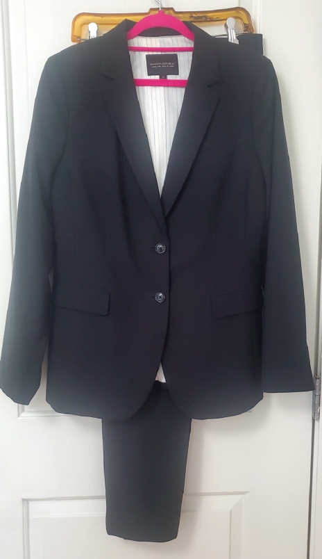 Banana Republic Black Suit