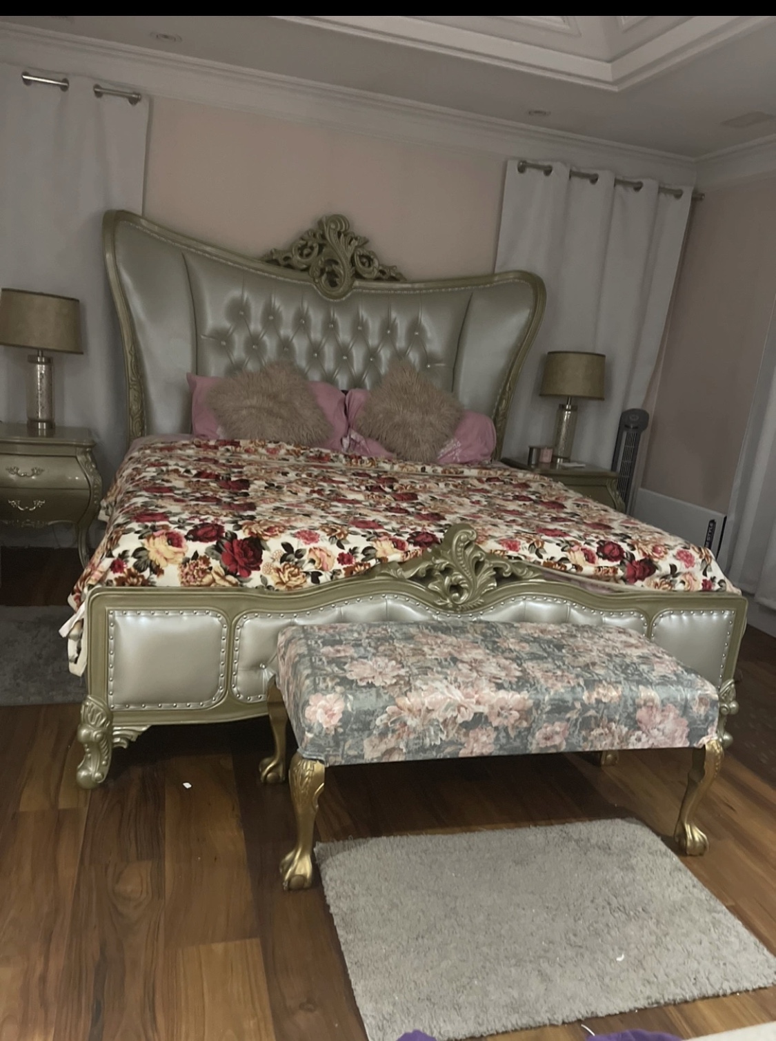 King size bed set