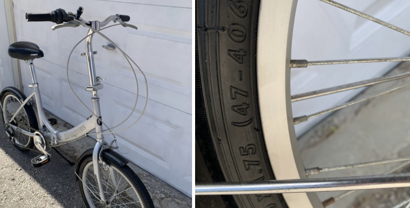 like new 20" wheel aluminum folding bike image indicator(6)