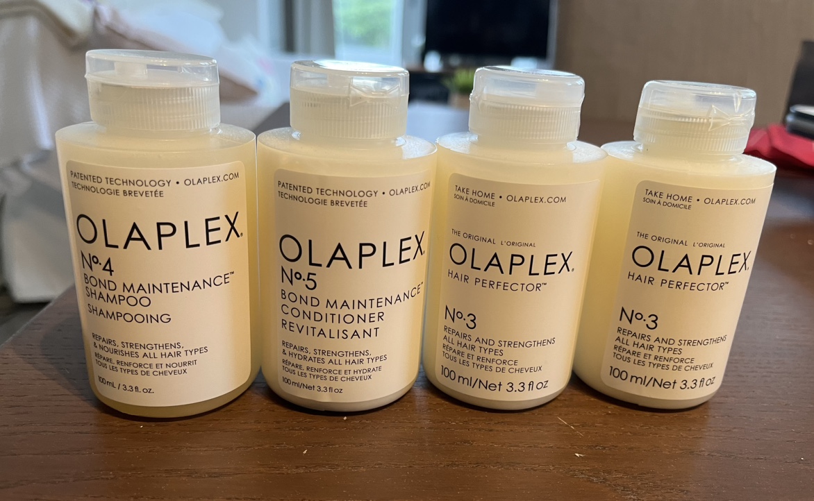 Olaplex #3, #4, #5 (Treatment, Shampoo, and Conditioner)