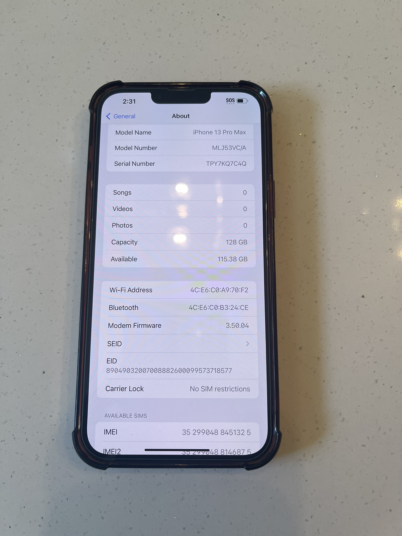 iPhone 13 Pro Max white - 128GB Mint - photo 3