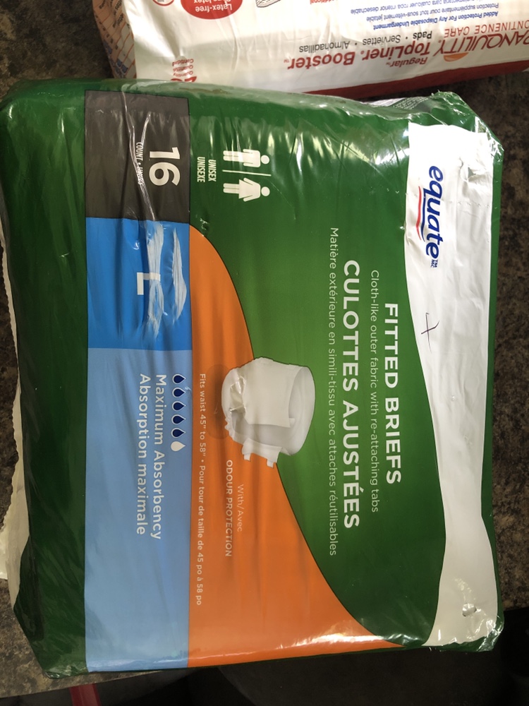 #freecycle adult diapers L size and pads image indicator(8)