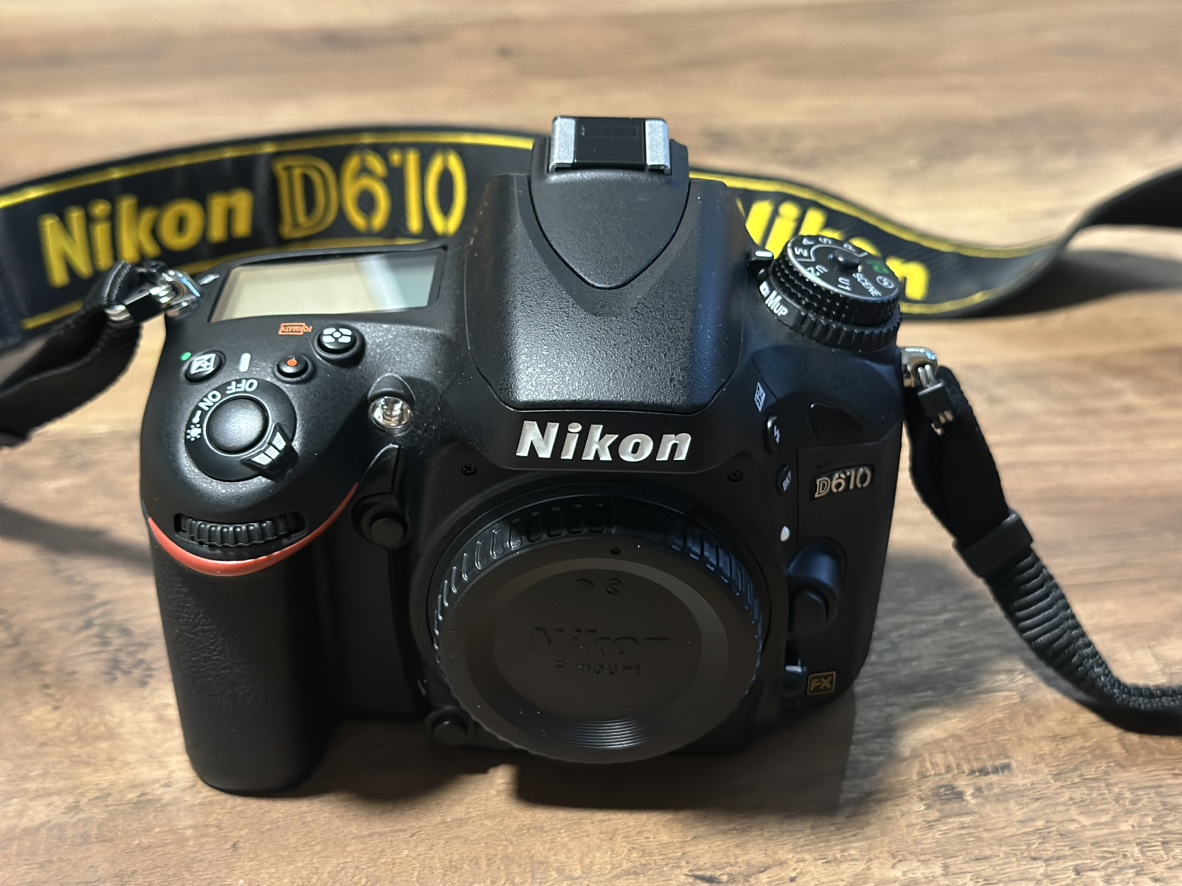 Brand New Super Clean Nikon D610- Full Frame-with 50mm Lens, etc