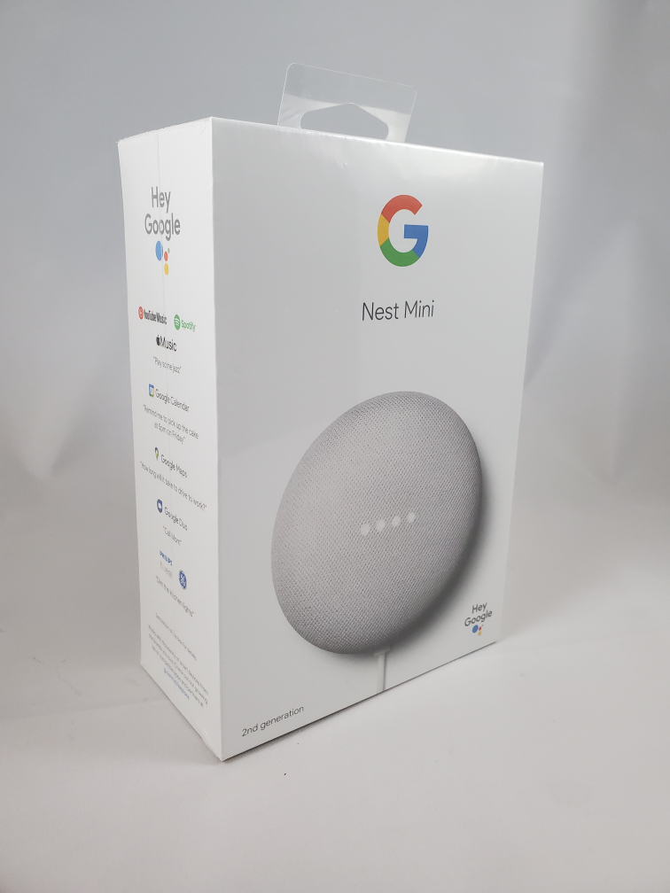 Google Nest Mini (2nd Generation) Smart Speaker - Chalk - photo 2