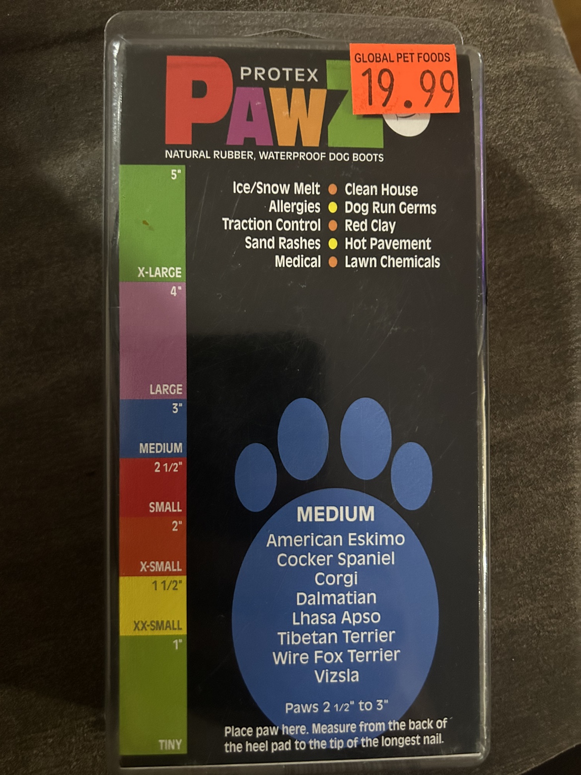 Rubber dog boots