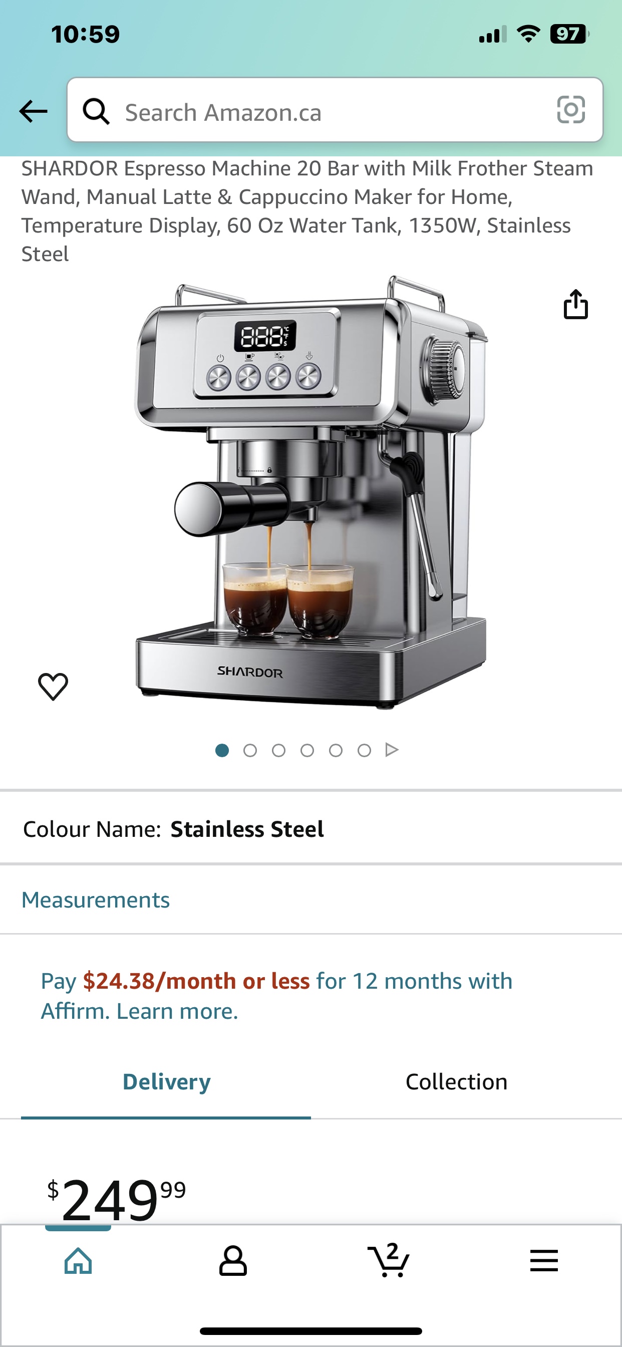 Brand new espresso machine image indicator(4)