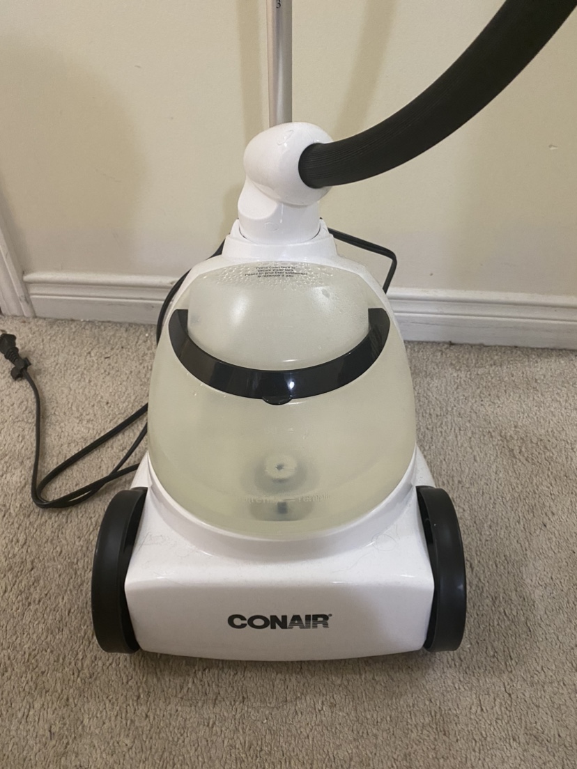 Conair Upright Fabric Garment Steamer. under warranty
