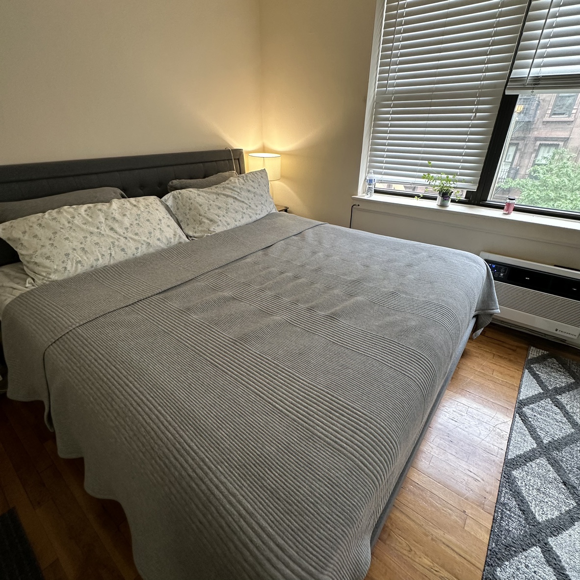 King size bed without the mattress