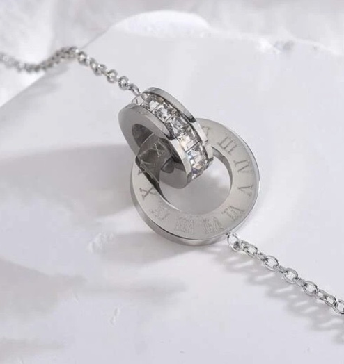 Rhinestone Decor Chain Bracelet image indicator(6)