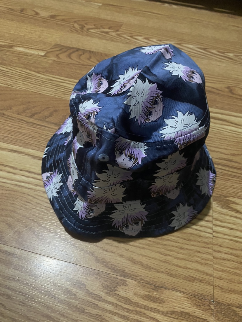 #freecycle Hunter X Hunter Anime Bucket Hat KILLUA Black Aura
