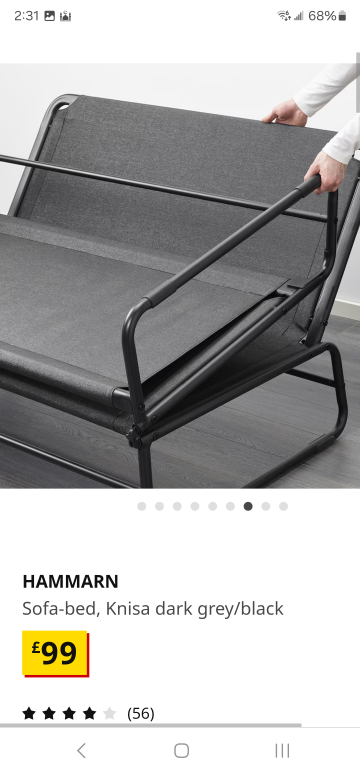 ikea futon / sofa bed - photo 3