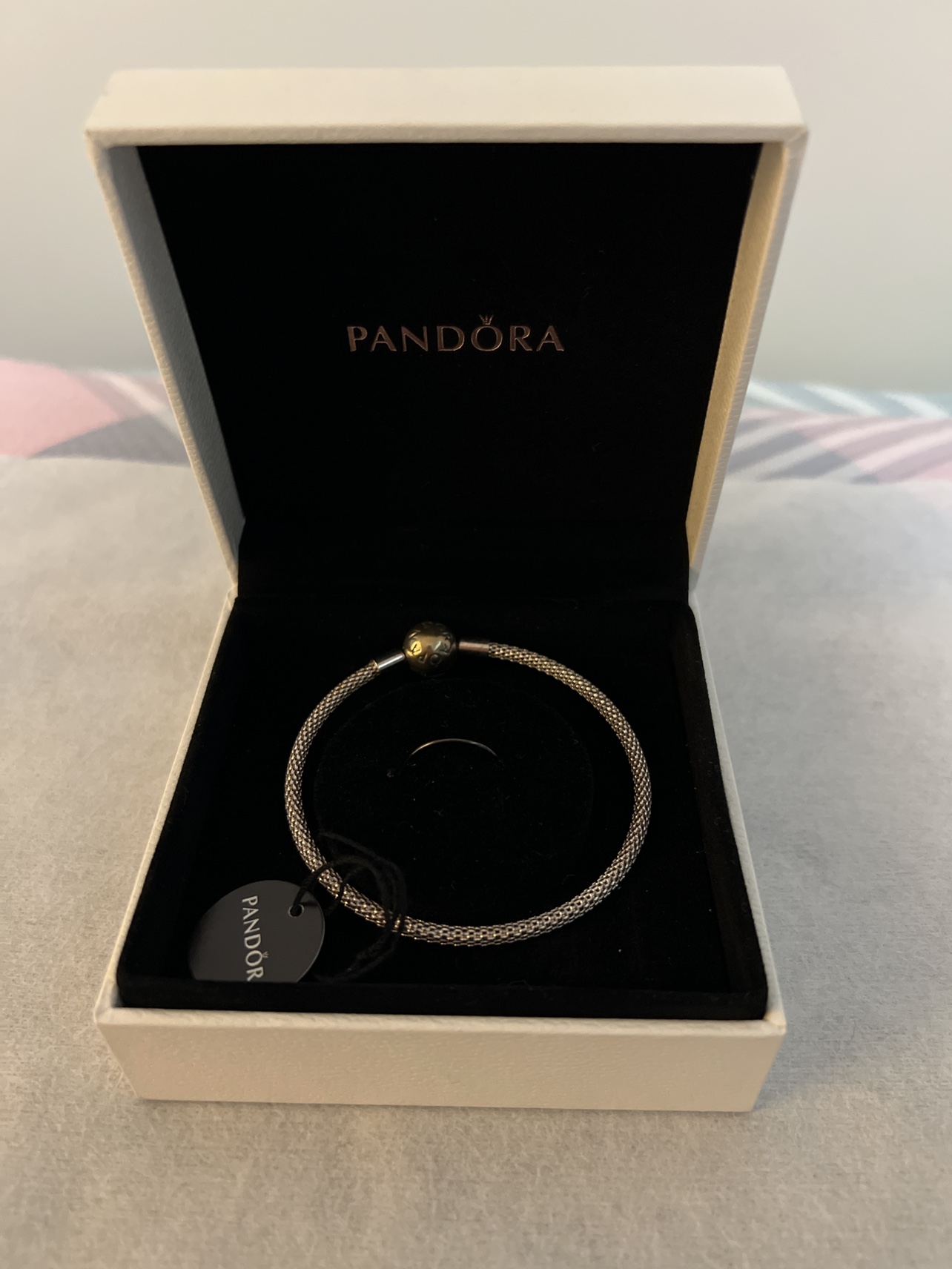 Pandora mesh bracelet in sterling silver