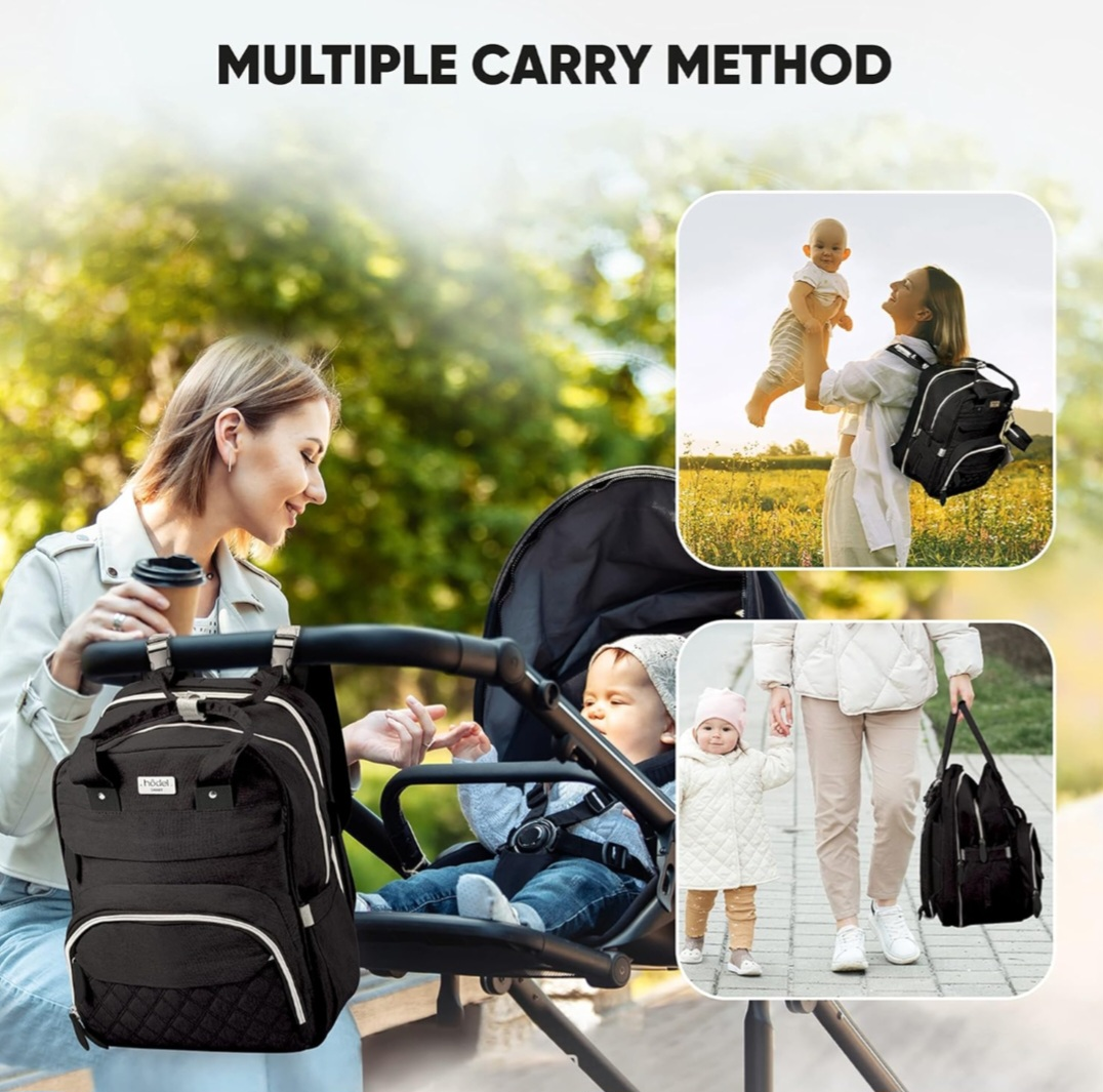 black diaper bag - photo 5