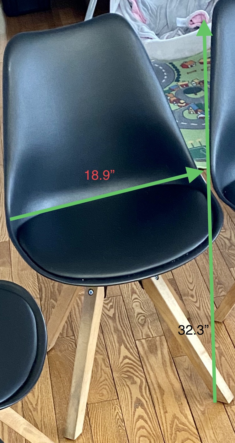 Glass dining table with free chairs - photo 4