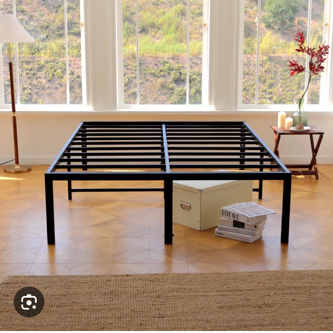 Full size metal bed frame - photo 2
