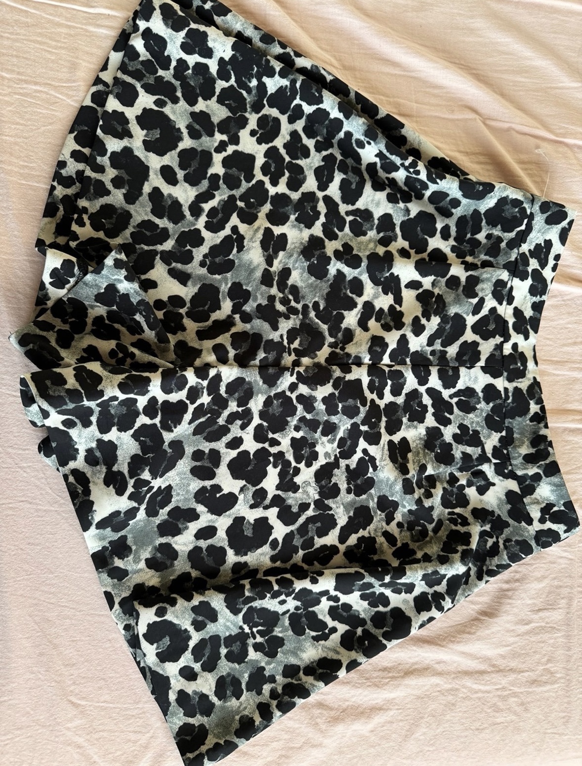 NWT Zara Leopard Print Skirted Shorts XS - photo 5