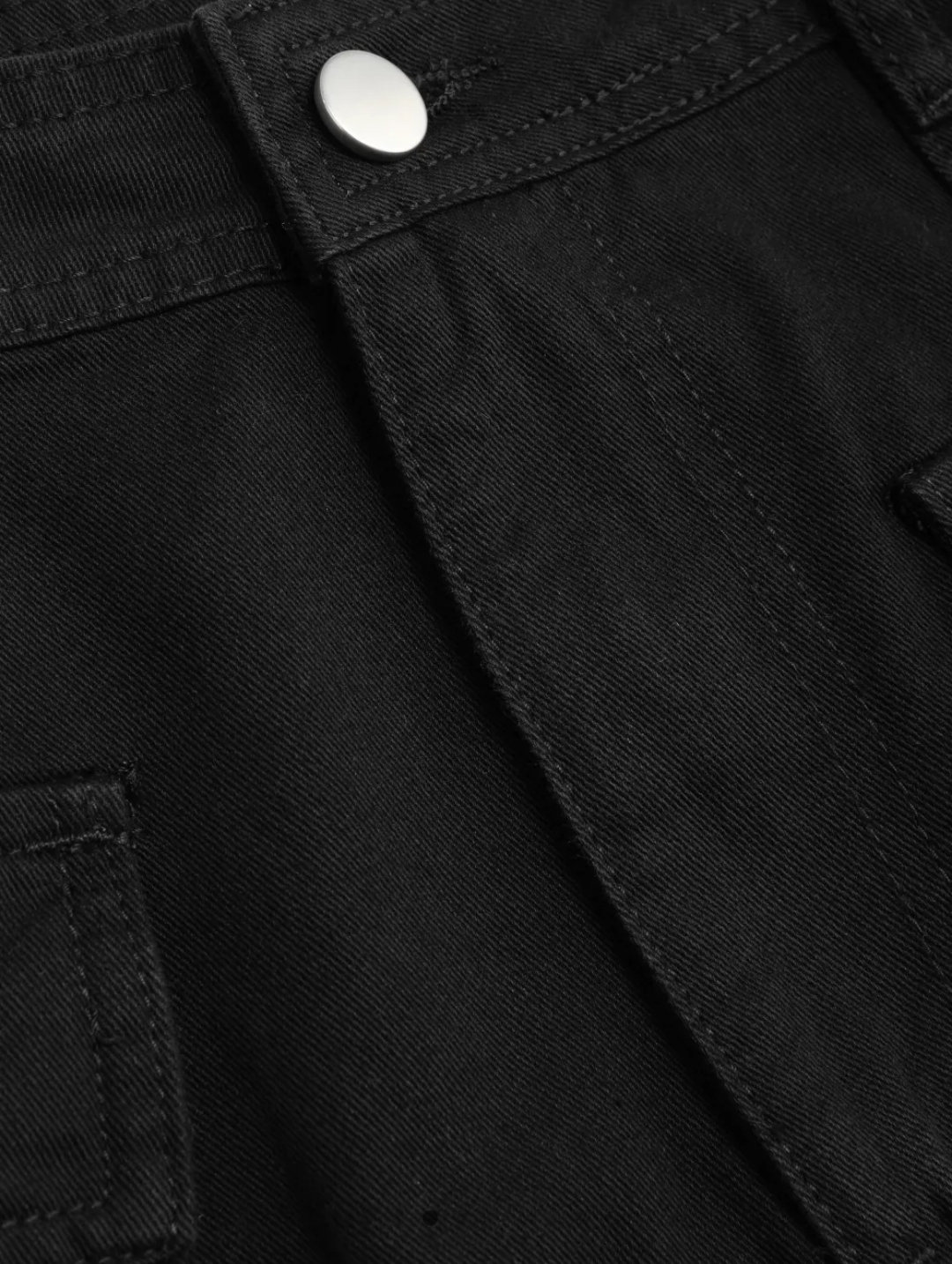 [Unsealed] Black Cargo Mini Skirt (S) - photo 4