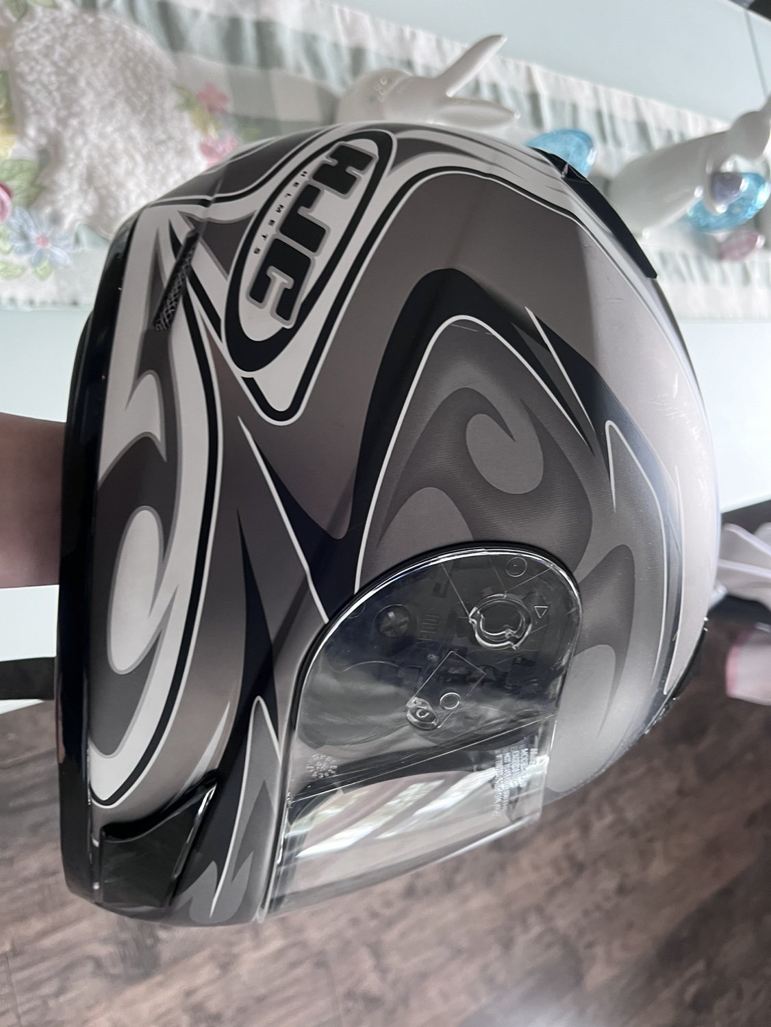 HJC AC-12 motorcycle helmet size small - photo 2