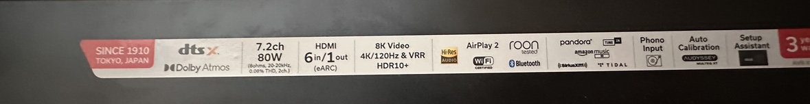 Denon AVR-1300W network A/V receiver image indicator(4)