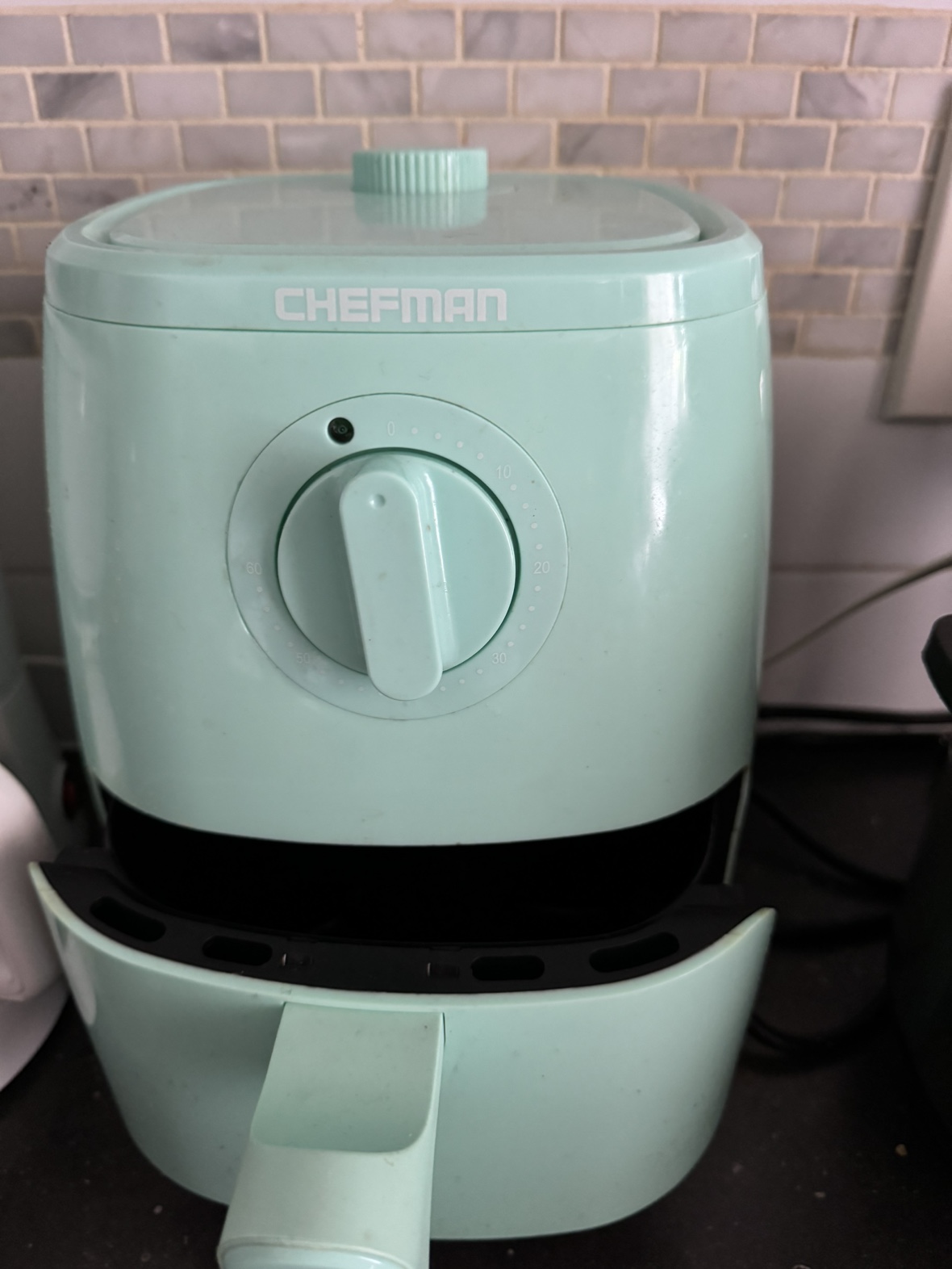 Chefman personal air fryer, 2L, Aqua - photo 2