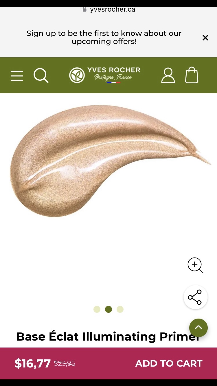 Yves Rocher Illuminating Makeup Primer🧴💄 🍑 🌸 🌞📣✨🇫🇷 image indicator(4)