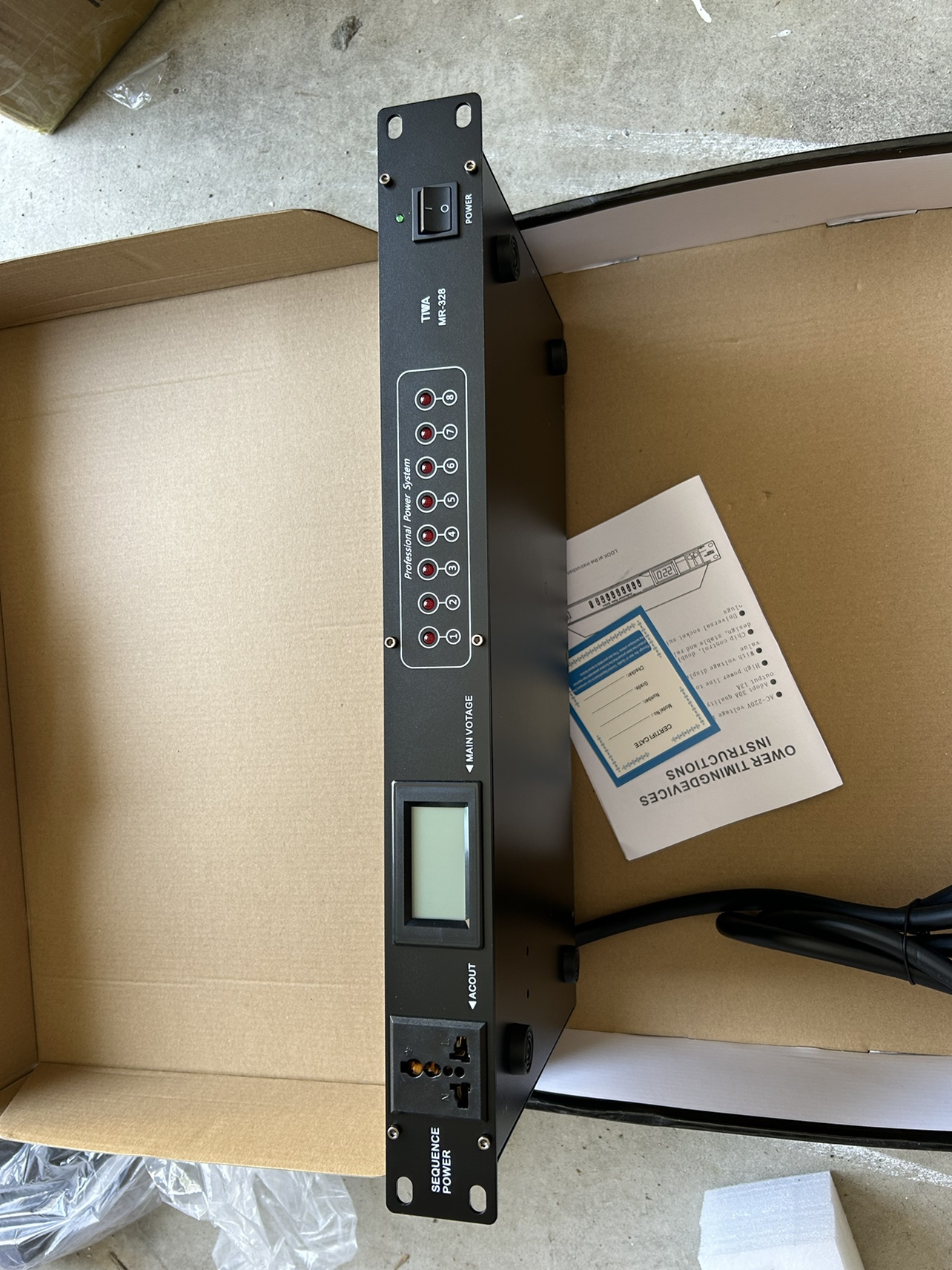 Power Conditioner,9-Outlet Rack Mount Power Sequencer - photo 5
