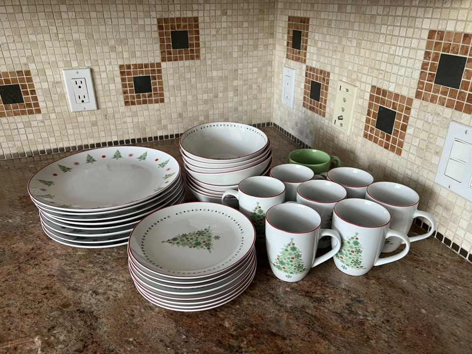 Christmas dinnerware set - photo 2