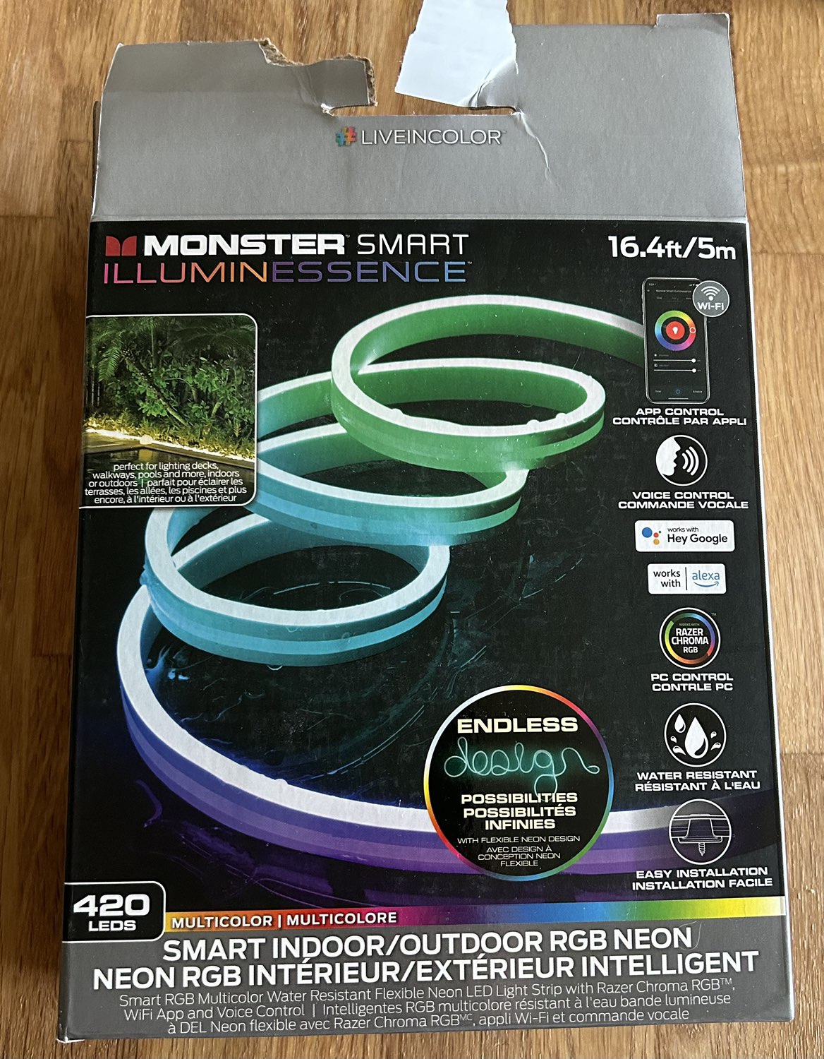 Monster Smart Neon LED Light Strip -16.4 ft - photo 2