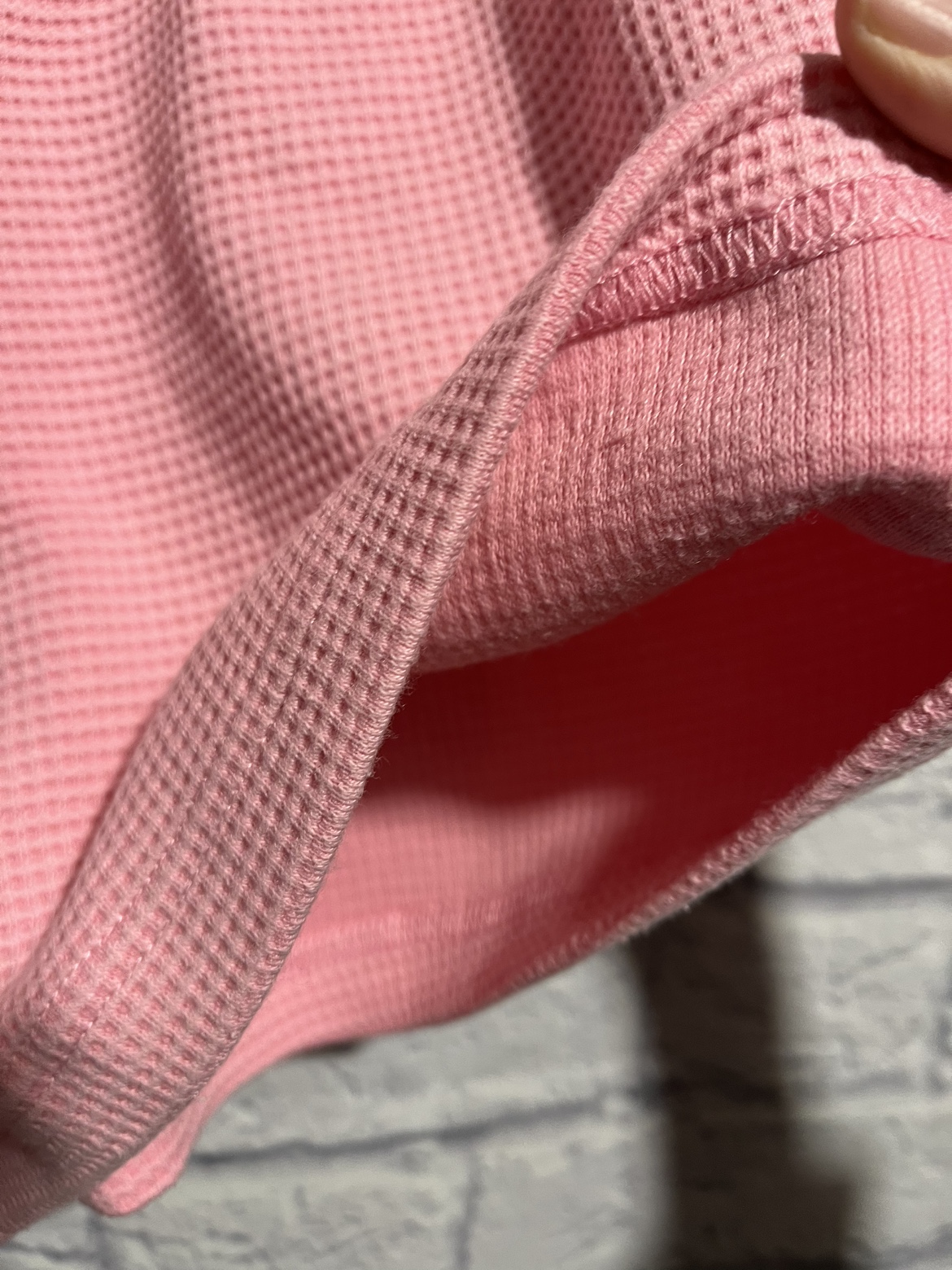 New Brunette the Label Waffle Shorts S/M image indicator(2)