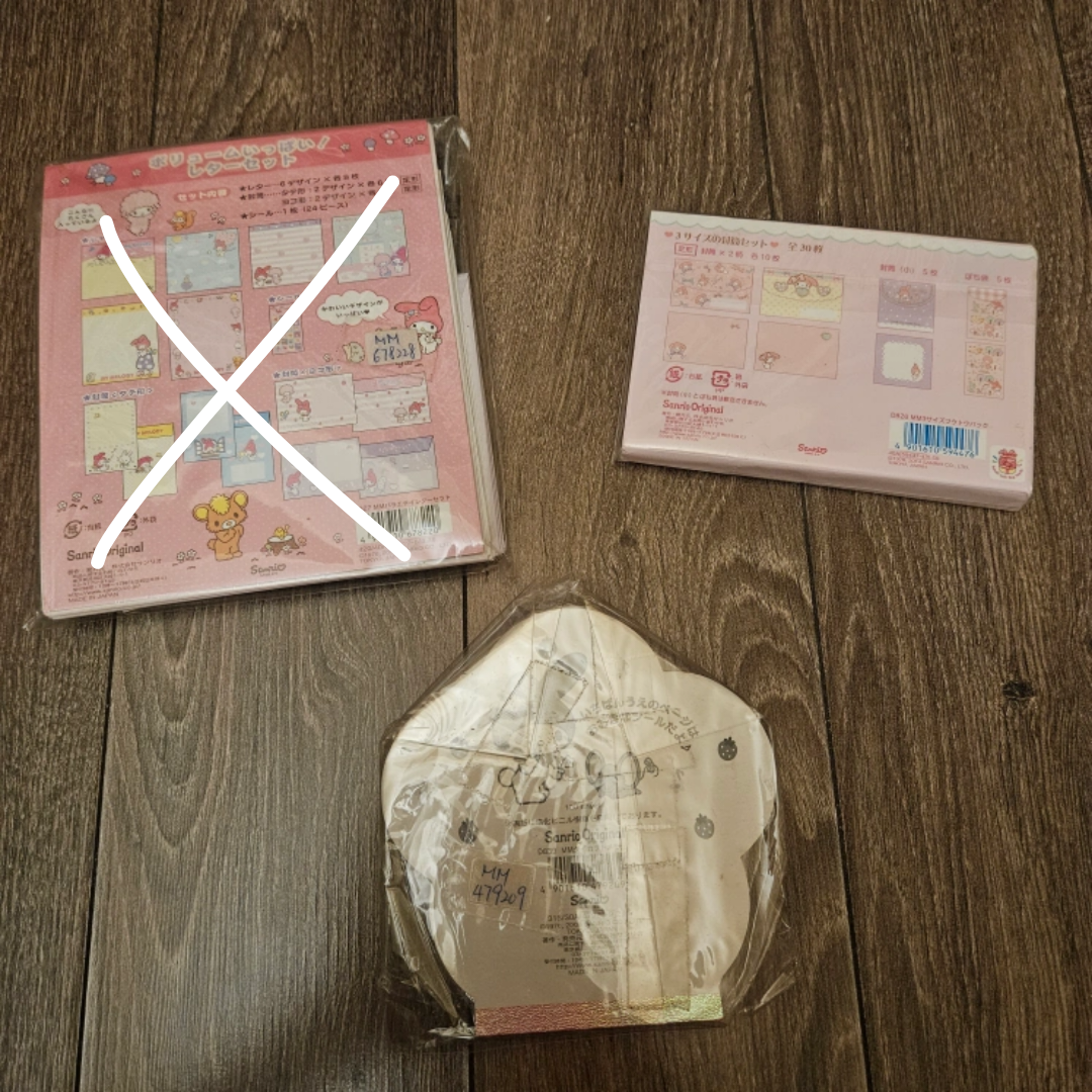 sanrio japan melody letter sets and notepads image indicator(2)