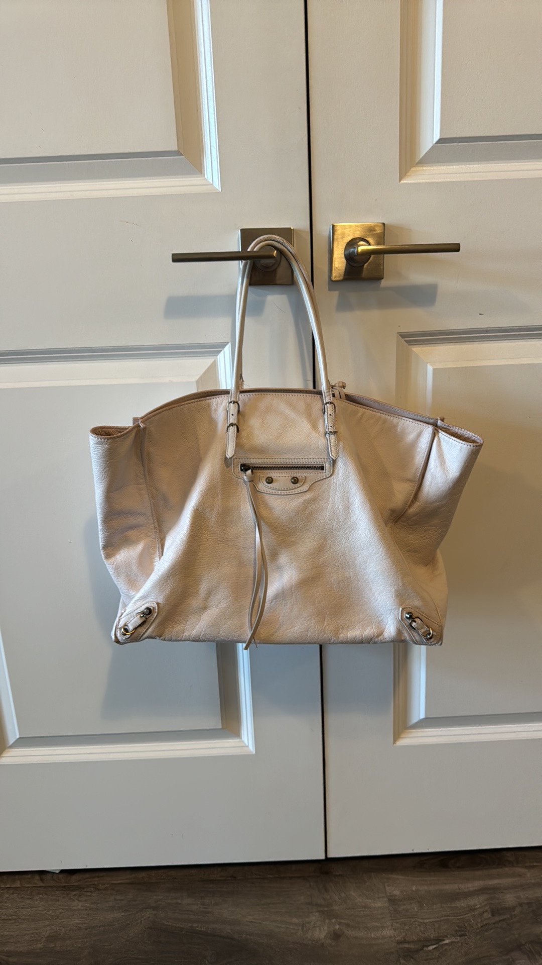 Authentic balenciaga a4 papier pink tote - photo 4