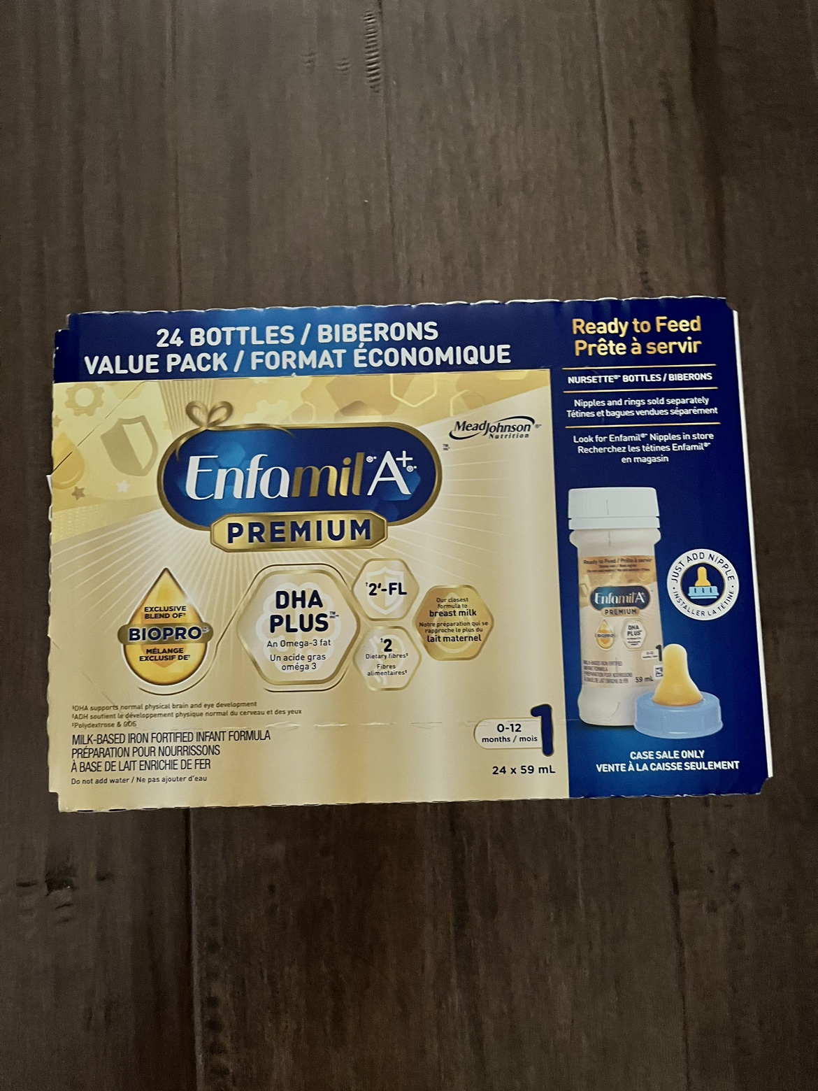 Enfamil A+ premium ready to feed (24x 59ml) ⚽️ thumbnail
