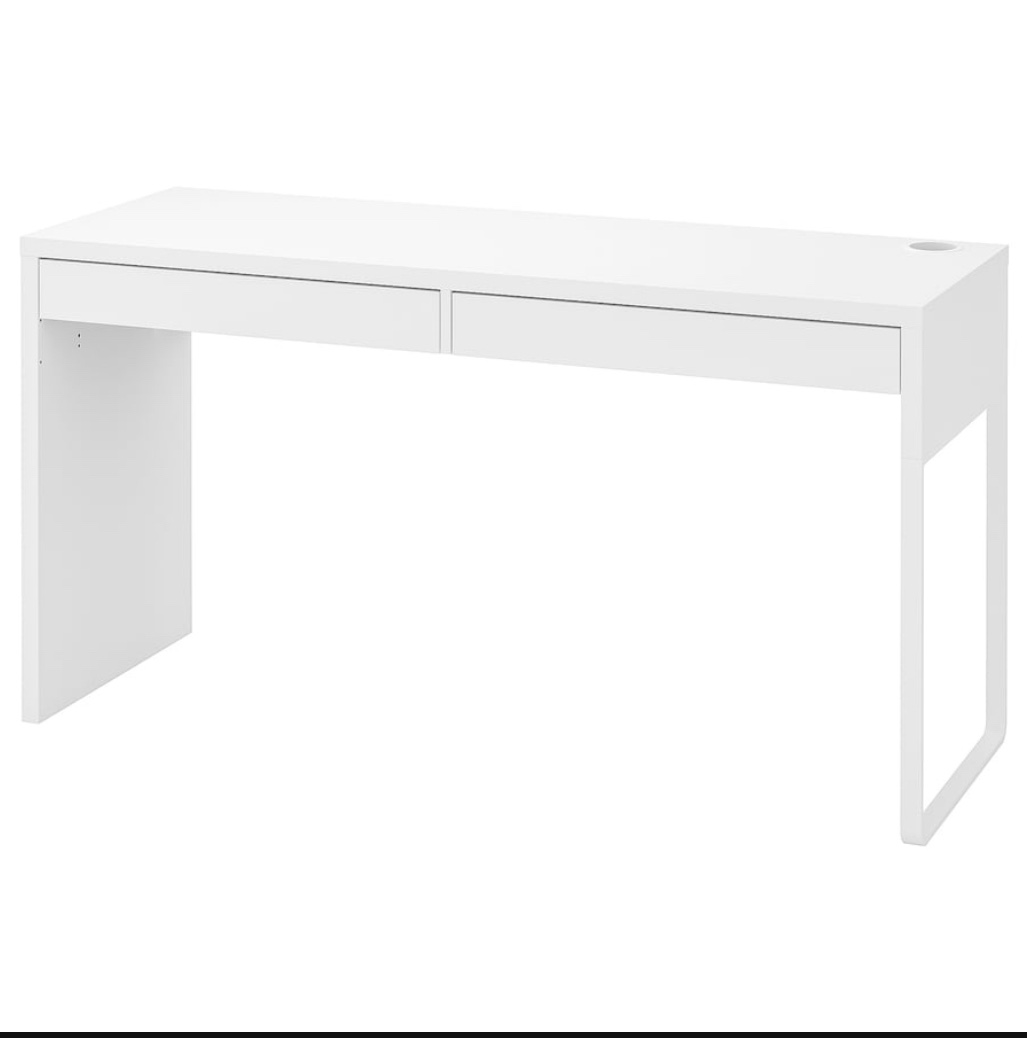 Must go! Micke white office desk (very good condition) - photo 3