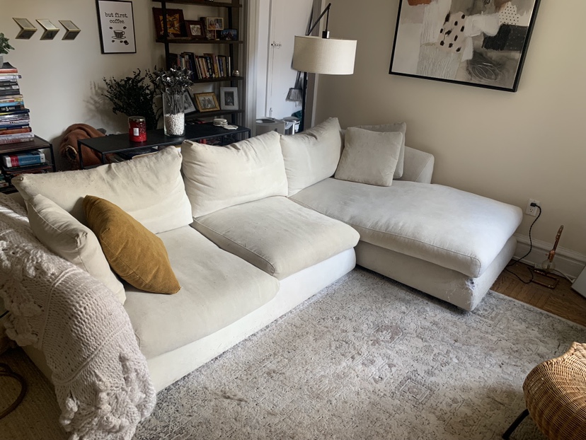 “Feathers Sectional Sofa” by Valyou - 110” with right chaise - photo 3